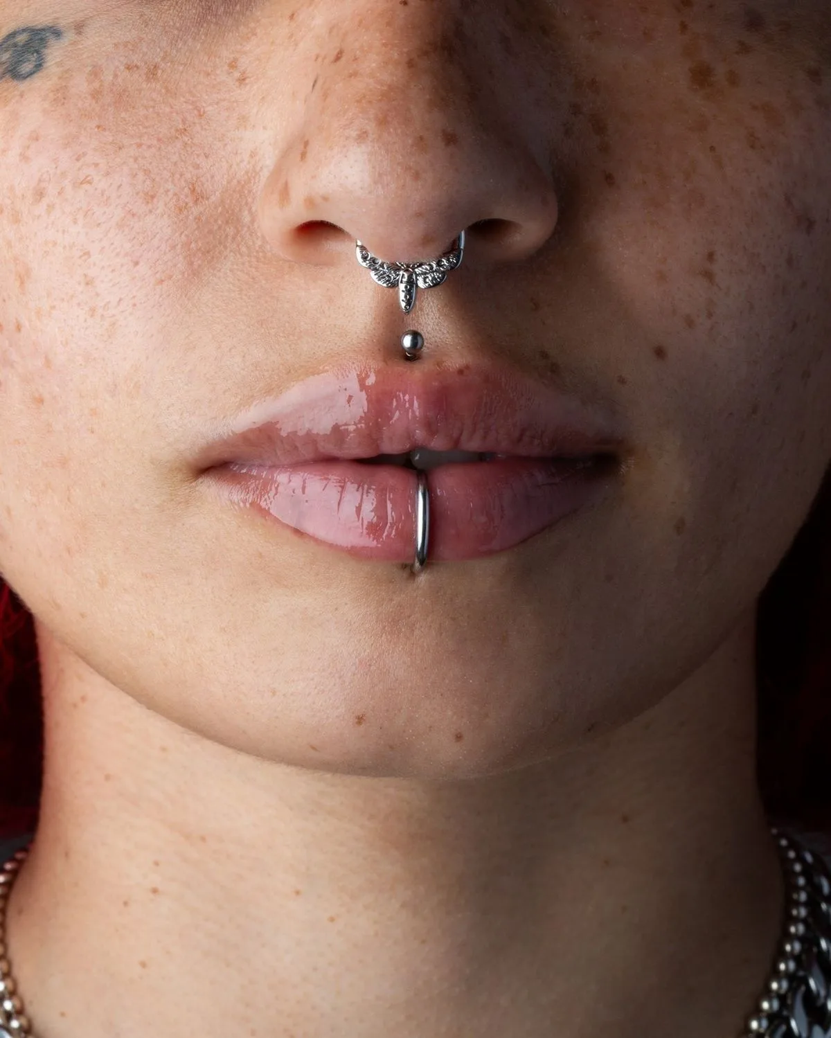 Facial and Septum Titanium Piercing