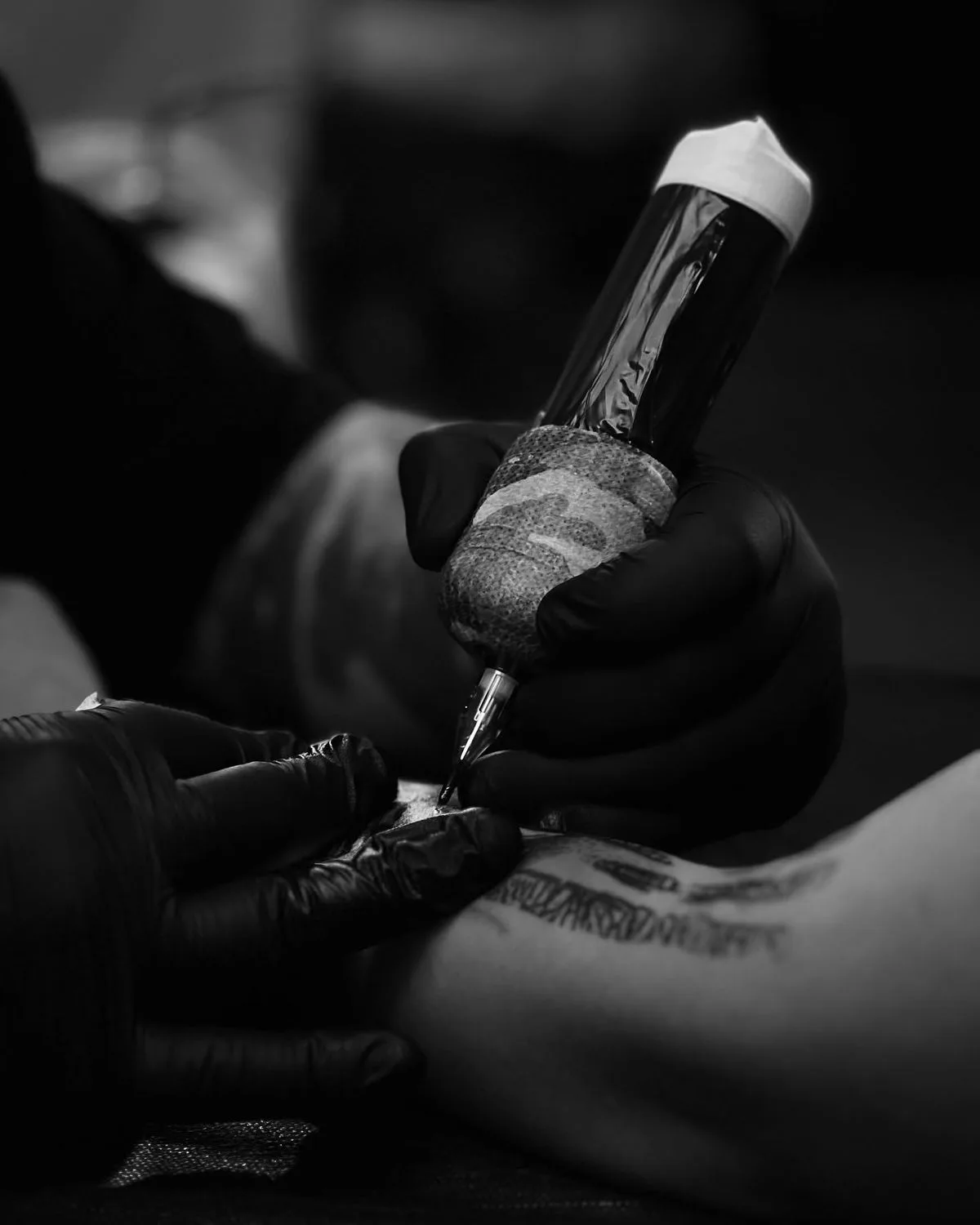 Sterile protocol and hygiene setup at Evil Tattoo Studio, Madhapur, Hyderabad